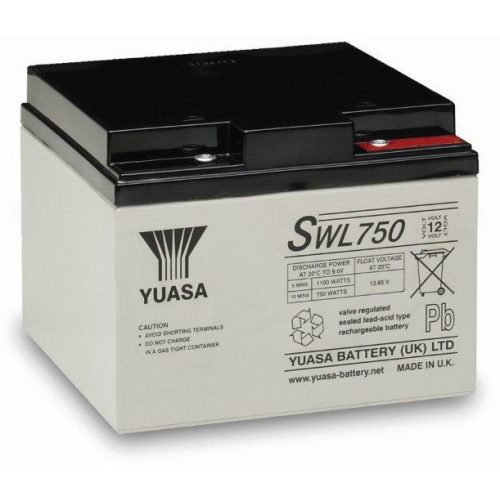 Yuasa SWL750 12V 24Ah zárt ólomsavas akkumulátor