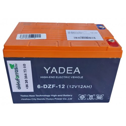 YADEA 6-DZF-12 12V 12Ah GRAPHENE elektromos kerékpár akkumulátor