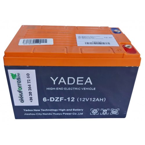 YADEA 6-DZF-12 12V 12Ah GRAPHENE elektromos kerékpár akkumulátor