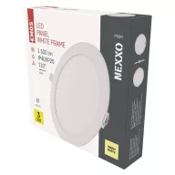   LED süllyesztett lámpatest NEXXO, kerek, fehér, 18W, meleg fehér