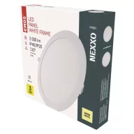   LED süllyesztett lámpatest NEXXO, kerek, fehér, 25W, meleg fehér