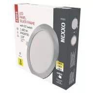   LED süllyesztett lámpatest NEXXO, kerek, ezüst, 18W 1600lm