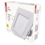    EMOS LED panel beépíthető 6W 450lm IP20 természetes fehér 