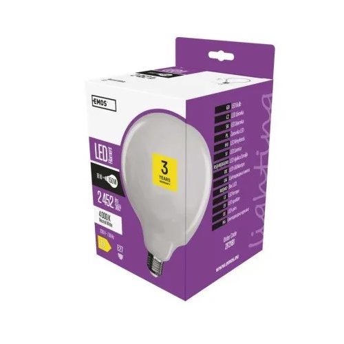 LED izzó Filament gömb / E27 / 18 W (150 W) / 2 452 lm / természetes fehér VÉGKIÁRUSÍTÁS