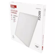    LED felületi lámpatest FLORI négyzet, fehér, 22W, semleges fehér ZM1403