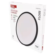    LED felületi lámpatest FLORI fekete, fehér, 22W, semleges fehér ZM1405