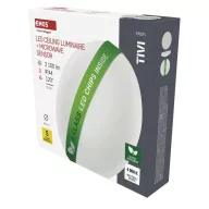    LED mennyezeti lámpatest TIVI, A CLASS, MW kerek, fehér 12,5W, IP44, Természetes fehér ZM3408M