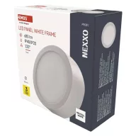   LED felületi lámpatest NEXXO, kerek, fehér, 7,6W, Természetes fehér 