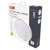    LED lámpatest LIVI 50 cm, 45 W, hideg-meleg fehér, távirányítóval szabályozható, dimmelhető
