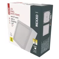    LED felületi lámpatest NEXXO, négyzet, fehér, 7,6W, CCT 