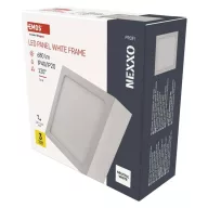    LED felületi lámpatest NEXXO, négyzet, fehér, 7,6W,Természetes fehér 