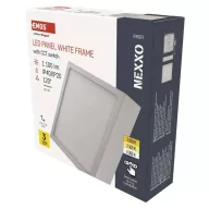    LED felületi lámpatest NEXXO, négyzet, fehér, 12,5W, CCT 