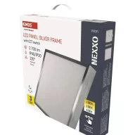    LED felületi lámpatest NEXXO, négyzet, ezüst, 28,5W, CCT ZM6253
