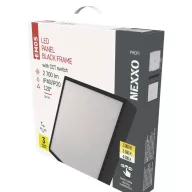    LED felületi lámpatest NEXXO, négyzet, fekete, 28,5W, CCT 