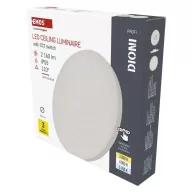    LED felületi lámpatest DIONI kerek, fehér, 18W, CCT ZM7151