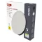  LED-es felületi lámpatest DIONI kerek, fekete, 18W, változtatható CCT-vel ZM7154