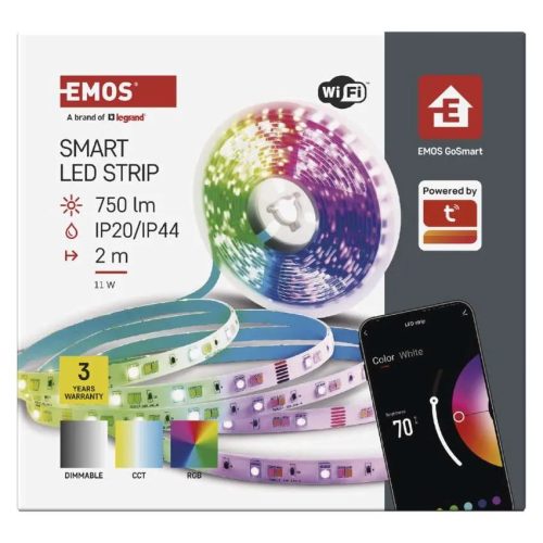  GoSmart LED szalag WiFi 2m, 11W, 450lm, RGB/CCT ZPW218R