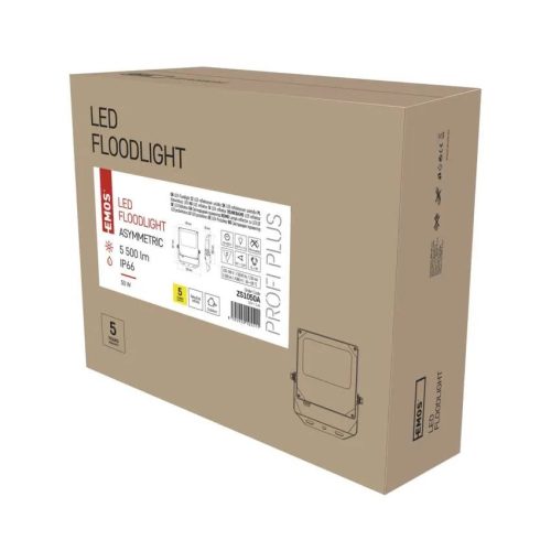  EMOS LED reflektor ASIMO asymmetric 50W 5500lm IP66 természetes fehér ZS1050A