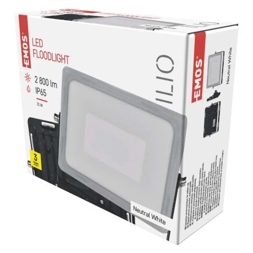  EMOS Ilio LED reflektor 31W 2800lm IP65 természetes fehér ZS2530