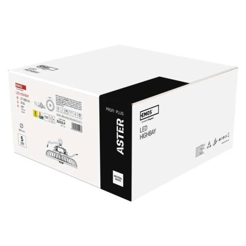  EMOS LED HIGHBAY ipari mennyezeti lámpa ASTER 150W IP65 90° 