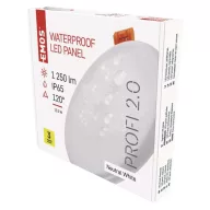   EMOS LED panel VIXXObeépíthető 13.5W 1250lm IP65 természetes fehér