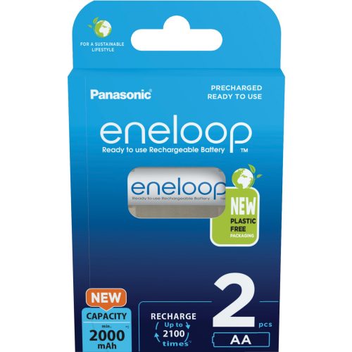 Panasonic eneloop BK-3MCDE/2CP EKO 2db 2000mAh AA tölthető ceruza elem