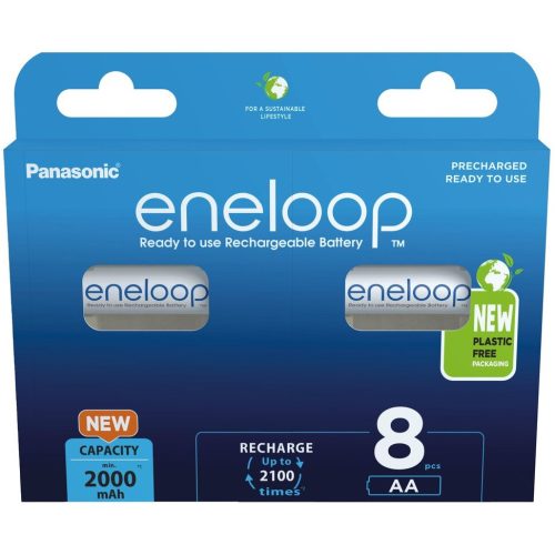 Panasonic eneloop BK-3MCDE/8BE 8db 2000mAh AA tölthető ceruza elem