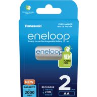   Panasonic eneloop 2000mAh HR6/2BP BK-3MCDE/2CP EKO NiMh ceruza akkumulátor AA tölthető elem