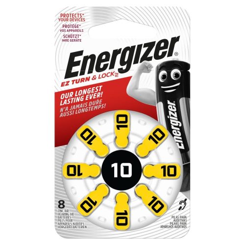 Energizer Zinc Air 10 (PR70) hallókészülék elem bl/8