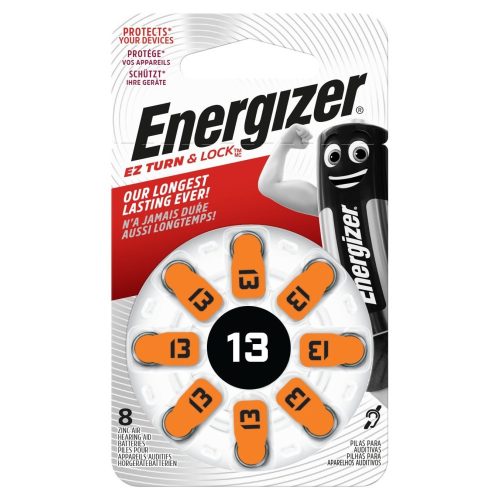 Energizer Zinc Air 13/8 PR48 1,45V hallókészülék elem