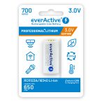   everActive 16340 RCR123A mikro USB 3V 650mAh Lithium akkumulátor