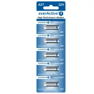 everActive 27A/5 MN27 A27 Alkaline 12V távirányító elem 