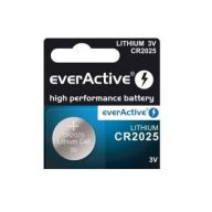 everActive CR2025 3V Lithium gombelem