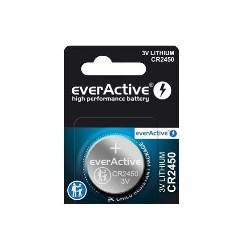 everActive CR2450 3V Lithium gombelem bl/5