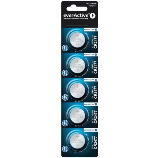everActive CR2477 3V Lithium gombelem