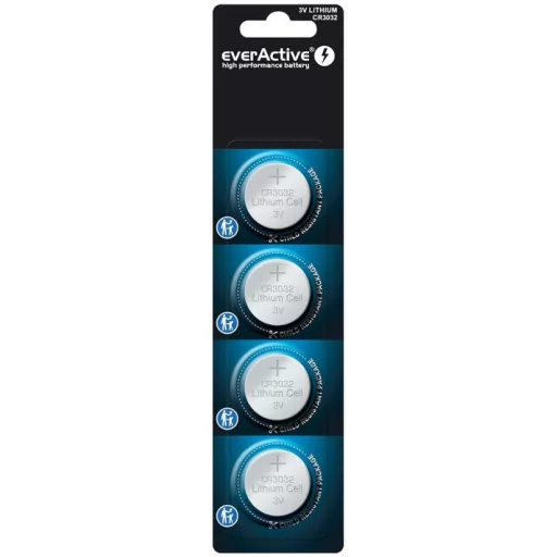 everActive CR3032/4BP 3V Lithium gombelem
