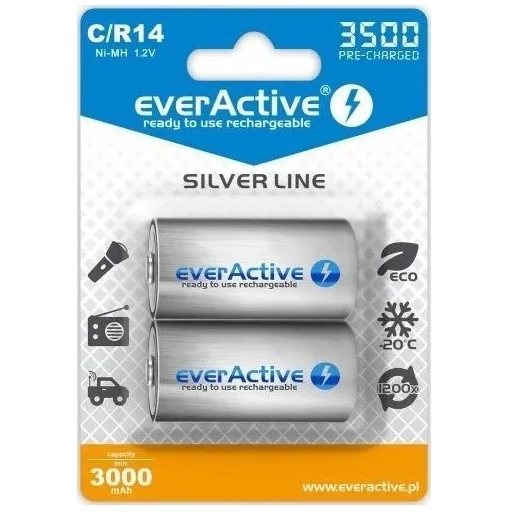 everActive 3500 SERIES HR14/2BP NiMh baby akkumulátor C tölthető elem