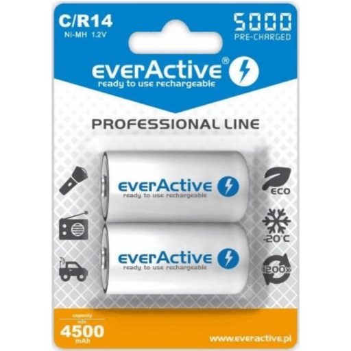 everActive 5000 SERIES HR14/2BP NiMh baby akkumulátor C tölthető elem