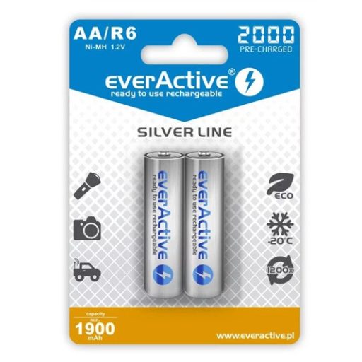 everActive 2000mAh HR6/2BP NiMh ceruza akkumulátor AA tölthető elem