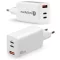 everActive SC-650Q 1xUSB-A 2xUSB-C 65W fali töltő