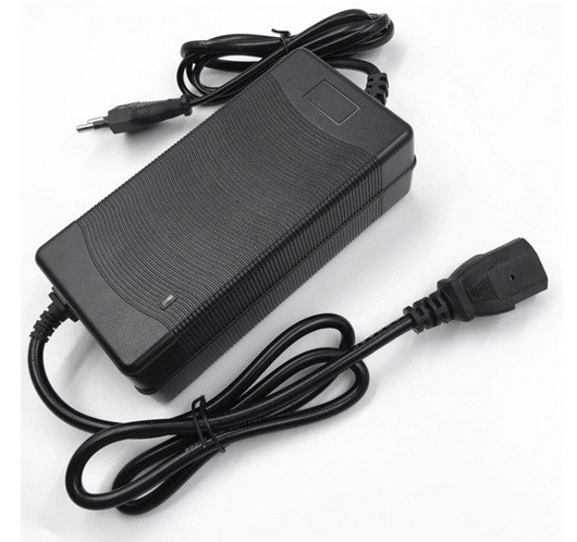 60V elektromos kerékpár töltő savas/zselés akkumulátorhoz 18Ah-26Ah 3 pólus