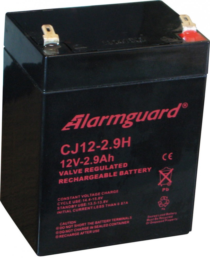 Alarmguard CJ12-2.9 12V 2,9Ah zárt ólomsavas akkumulátor