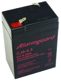 Alarmguard CJ6-4.5 6V 4,5Ah zárt ólomsavas akkumulátor