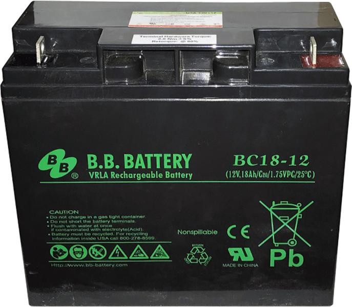 B.B.Battery 12V 18Ah BC18-12 zárt ólomsavas zselés akkumulátor