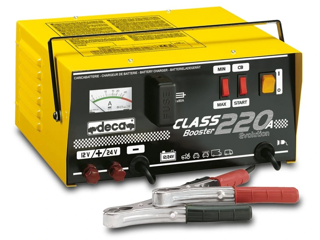 Deca Booster 220A 12-24V / 13A / 20-300Ah töltő és indításrásegítő 150A