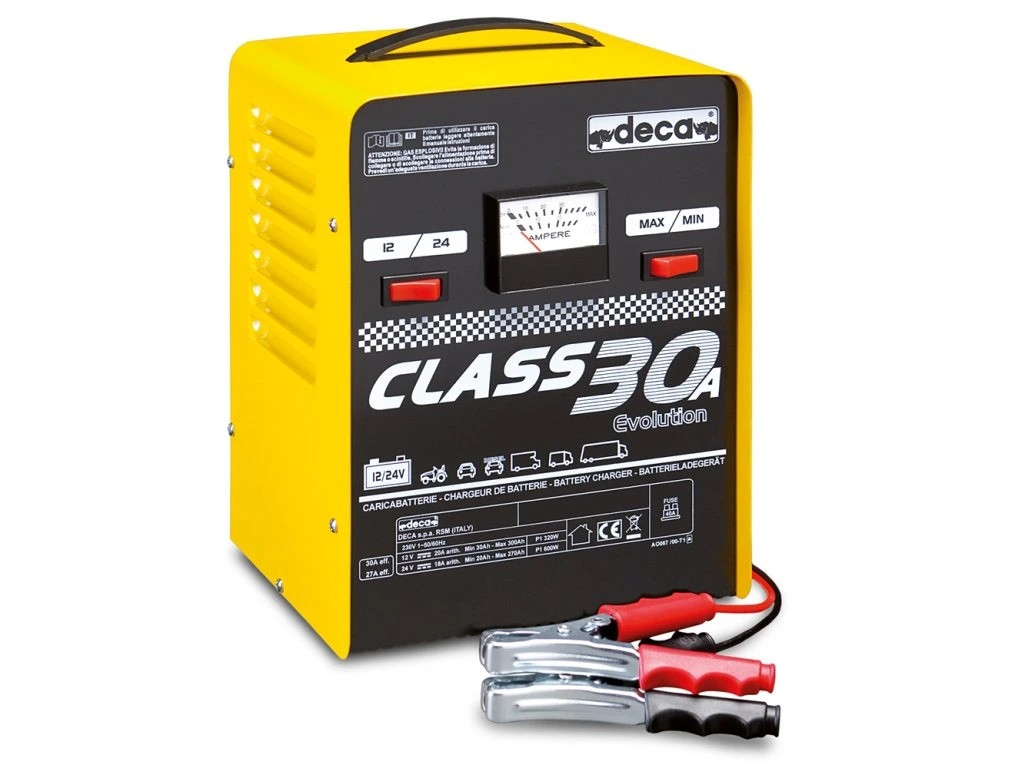 Deca Class 30A 12-24V / 20A / 20-300Ah profi autó, motor akkumulátor töltő