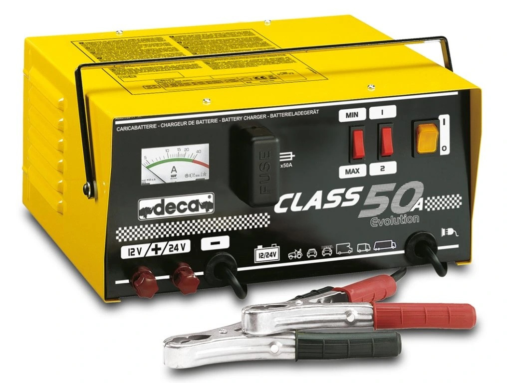 Deca Class 50A 12-24V / 35A / 15-500Ah profi töltő