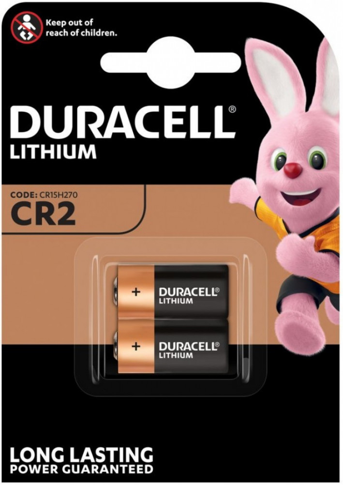 Duracell CR2 2db Lithium 3V elem 