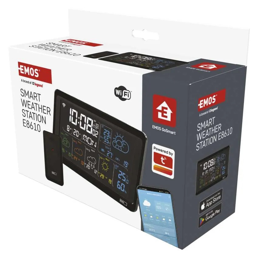 GoSmart vezeték nélküli időjárás állomás Wi-Fi E8610