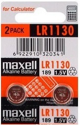 Maxell 189 LR1130 LR54 AG10 1,5V alkáli gombelem